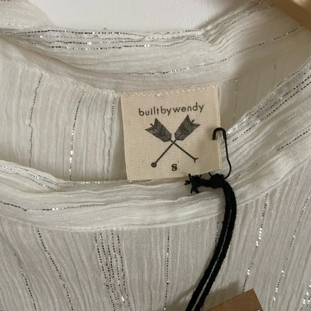 Built by Wendy cadet top in Natural Lurex - Picture 3 of 4